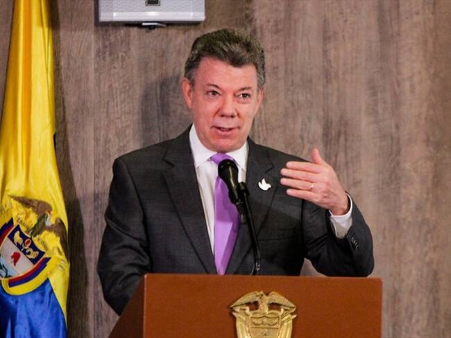 El presidente Juan Manuel Santos. Foto: Colprensa