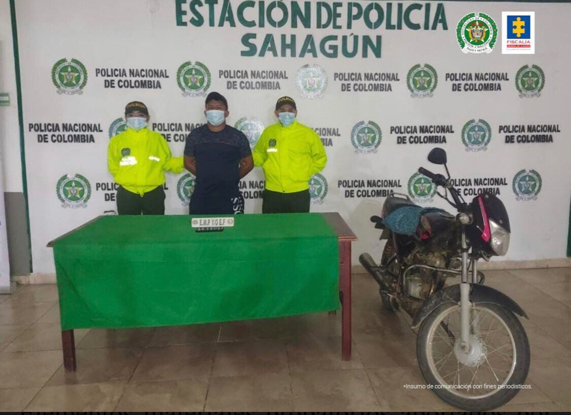 A la cárcel hombre señalado de asesinar a un dentista en Córdoba. Foto: prensa Fiscalía. 