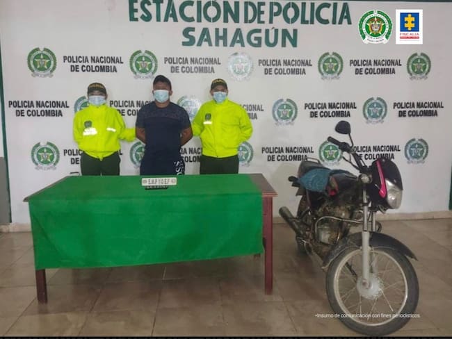 A la cárcel hombre señalado de asesinar a un dentista en Córdoba. Foto: prensa Fiscalía. 