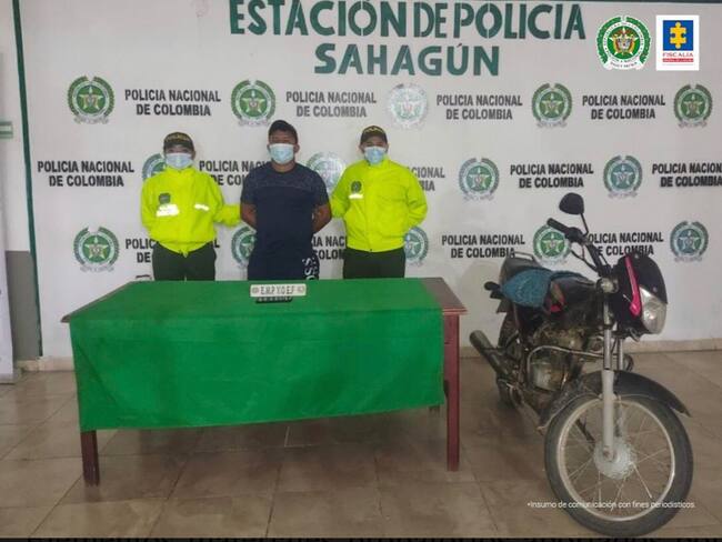 A la cárcel hombre señalado de asesinar a un dentista en Córdoba. Foto: prensa Fiscalía.