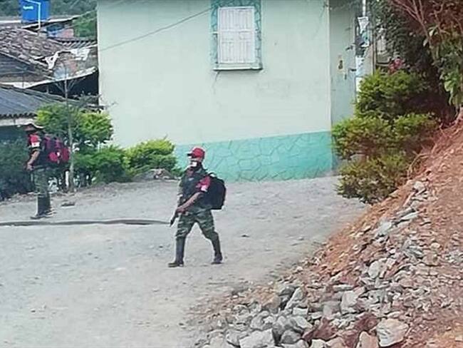 Esta imagen fue tomada en la vereda El Morro, municipio de Bolívar. Foto: Cortesía