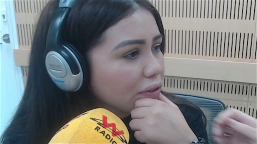 Yina Calderón En la W . Foto: La WCon Vicky Dávila