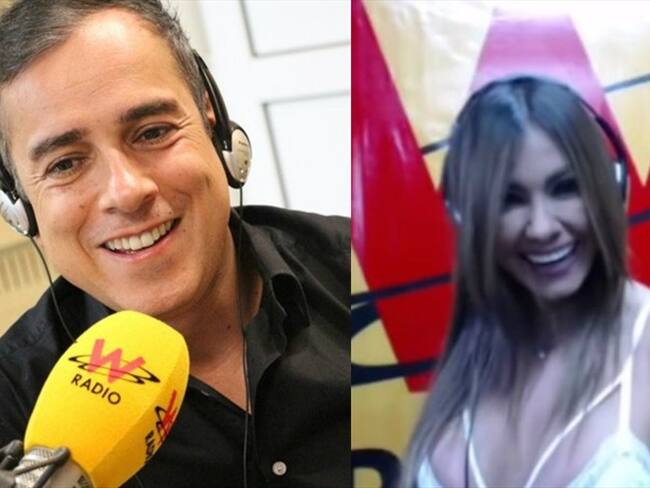 Jorge Enrique Abello y Esperanza Gómez. Foto: Redacción W Radio