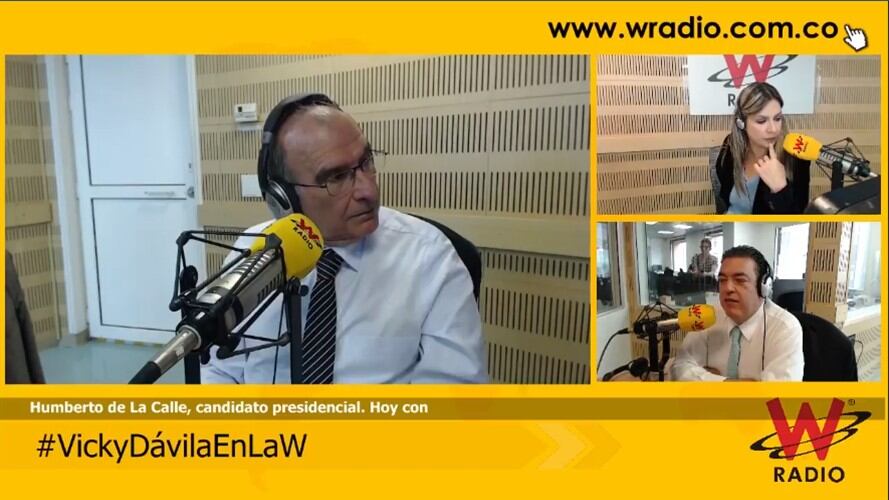 Humberto De la Calle. Foto: W Radio