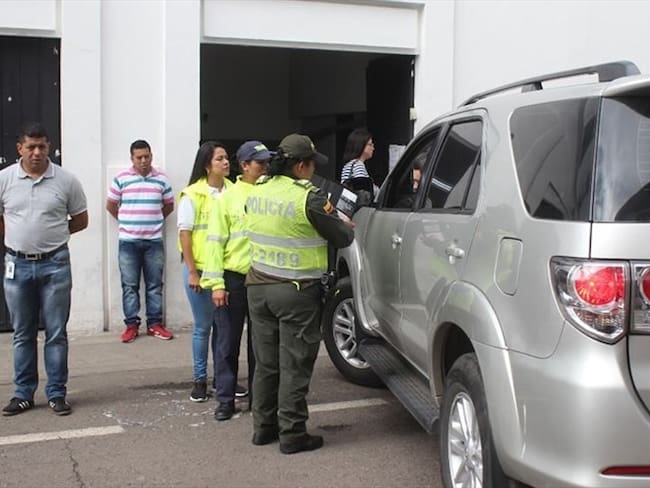 Inmovilizados vehículos de funcionarios de la Alcaldía de Popayán. Foto: Policía de Transito y Transporte de Popayán