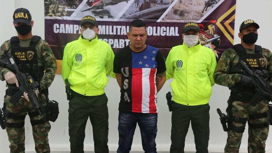 Autoridades capturaron presunto cabecilla de "Los Rastrojos" en Norte de Santander. Foto: Cortesía