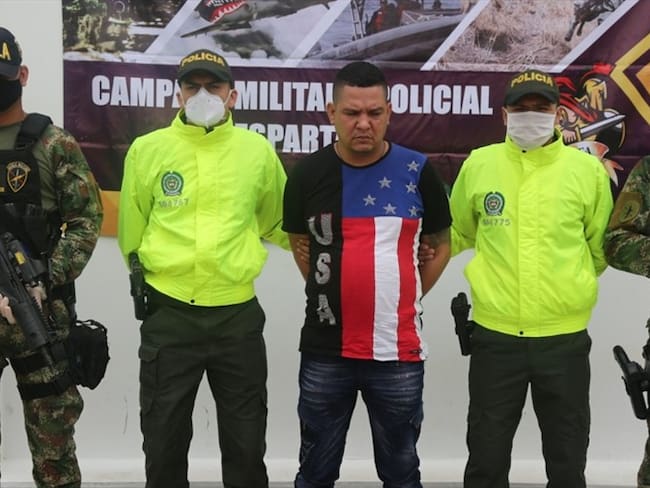 Autoridades capturaron presunto cabecilla de &quot;Los Rastrojos&quot; en Norte de Santander. Foto: Cortesía