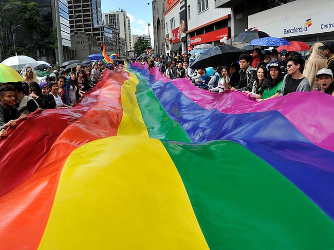 Marchas por Mes del Orgullo LGTBI (Photo credit should read GUILLERMO LEGARIA/AFP via Getty Images)