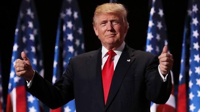 Presidente Trump informó que en enero se firmará el acuerdo comercial inicial con China. Foto: Getty Images