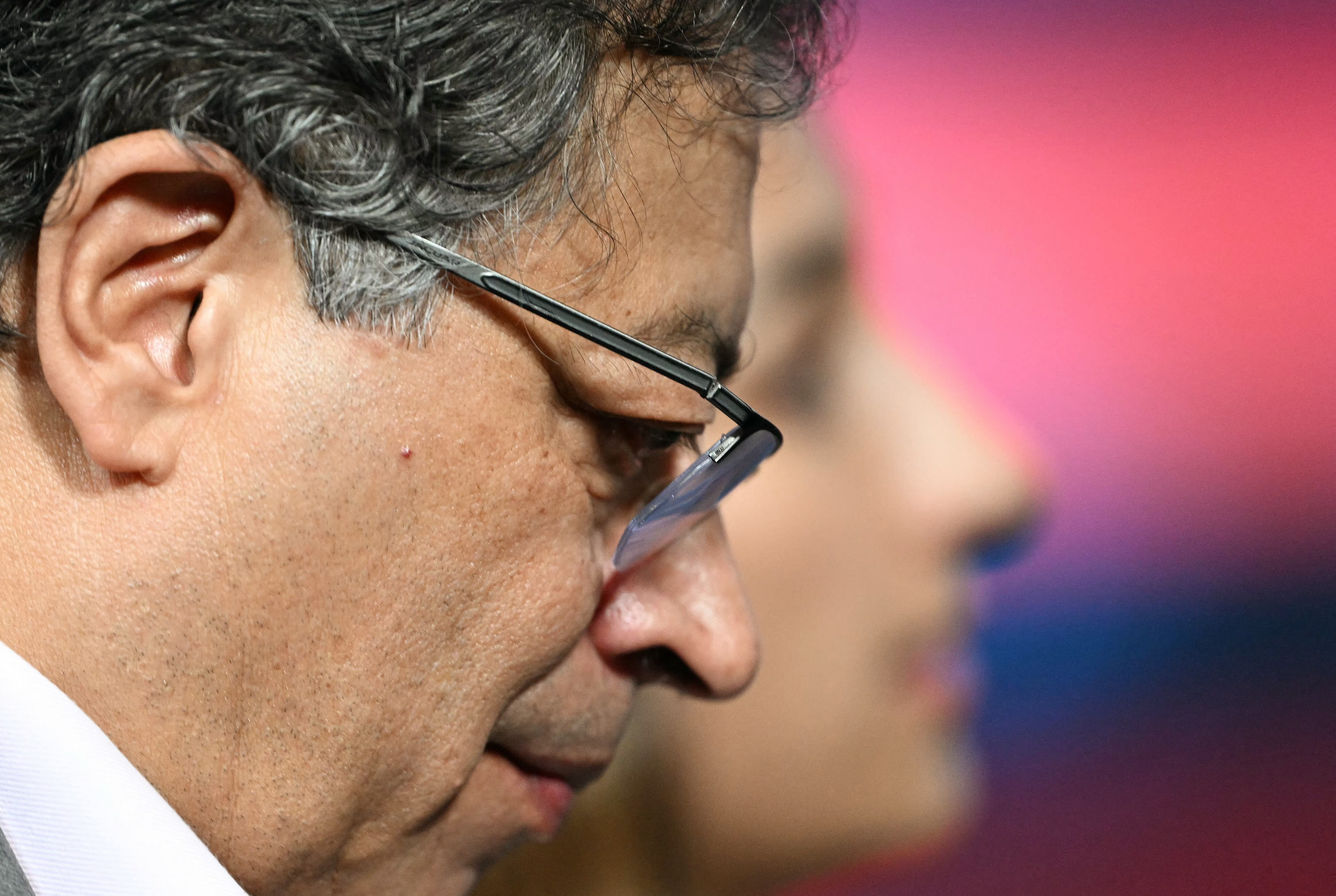 Colombia's President Gustavo Petro attends the third session of the G20 Leaders' Meeting in Rio de Janeiro, Brazil, on November 19, 2024. Mauro Pimentel/AFP via Getty Images)