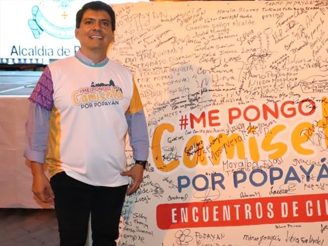 César Cristian Gómez Castro. Foto: Alcadía de Popayán