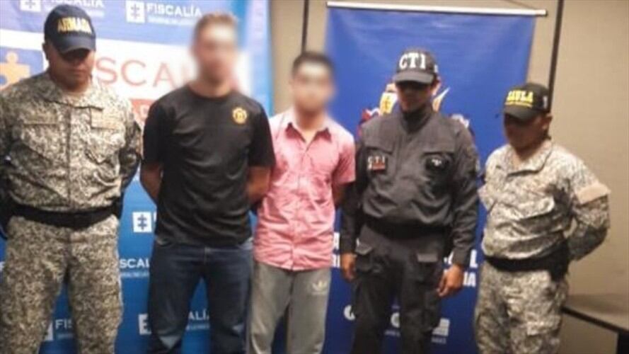 Capturan a los presuntos asesinos de Lady Morales. Foto: Cortesía