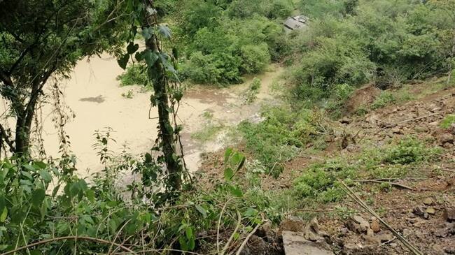 Movimiento en masa Amagá, Antioquia. Foto: Cortesía