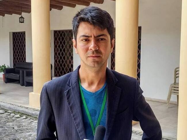 Fabrit Cruz, reportero en Valle y Cauca . Foto: Cortesía Fabrit Cruz