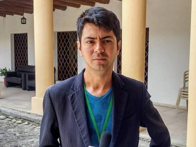 Fabrit Cruz, reportero en Valle y Cauca . Foto: Cortesía Fabrit Cruz