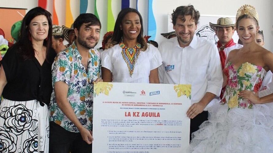 Así será ‘La KZ’, el proyecto para que todos los días sean carnaval en Barranquilla. Foto: Twitter @BAVARIA_OFICIAL