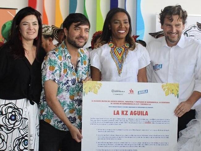 Así será ‘La KZ’, el proyecto para que todos los días sean carnaval en Barranquilla. Foto: Twitter @BAVARIA_OFICIAL