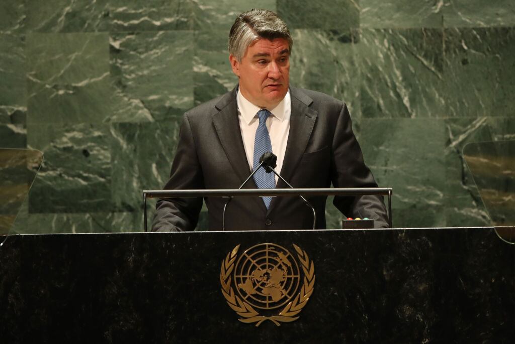 Presidente de Croacia, Zoran Milanovic. Foto: Spencer Platt/Getty Images
