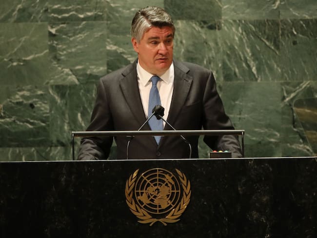 Presidente de Croacia, Zoran Milanovic. Foto: Spencer Platt/Getty Images