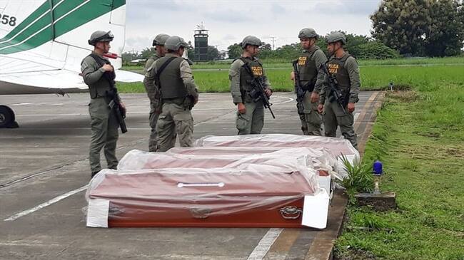 Javier Ortega, Paul Rivas y Efraín Segarra fueron asesinados por la disidencia de las Farc en su momento comandada por alias Guacho. Foto: Colprensa