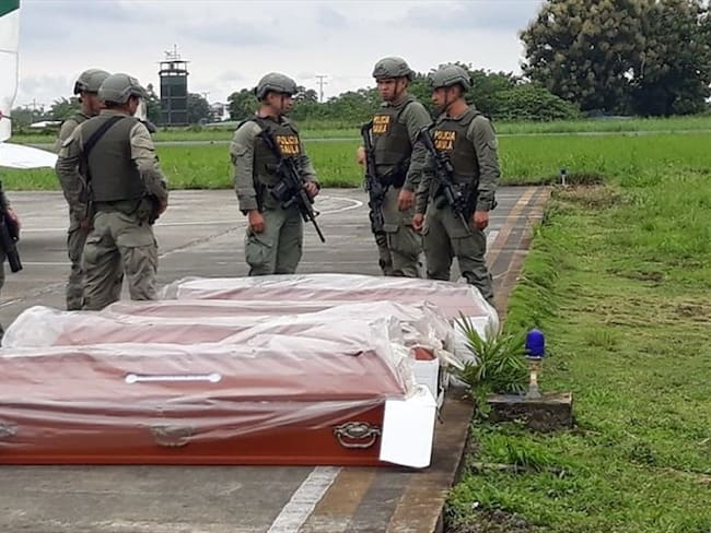 Javier Ortega, Paul Rivas y Efraín Segarra fueron asesinados por la disidencia de las Farc en su momento comandada por alias Guacho. Foto: Colprensa
