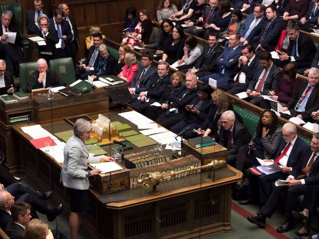 Caos en el Parlamento británico por una moción sobre Gaza. Imagen de referencia del Parlamento británico. Foto: