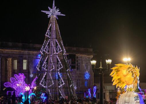 Alumbrado navideño de Bogotá. Foto. Alcaldía de Bogotá