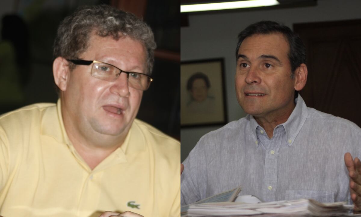 Ramiro Suárez Corzo y Juan Manuel Corzo. Fotos: Colprensa