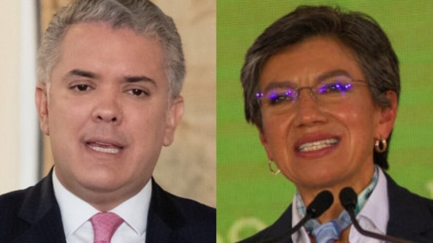 El presidente Iván Duque cuestionó la propuesta de la alcaldesa Claudia López. Foto: Colprensa