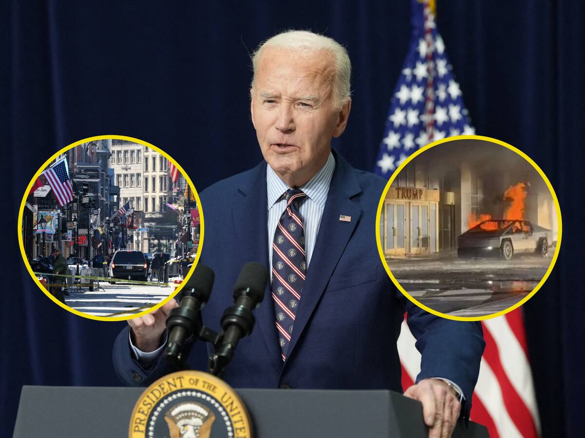Biden dice que se investiga conexión entre ataque en Nueva Orleans y explosión en Las Vegas