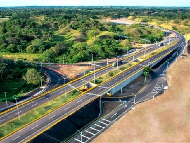 Ruta del Sol, Sector 2. . Foto: Colprensa