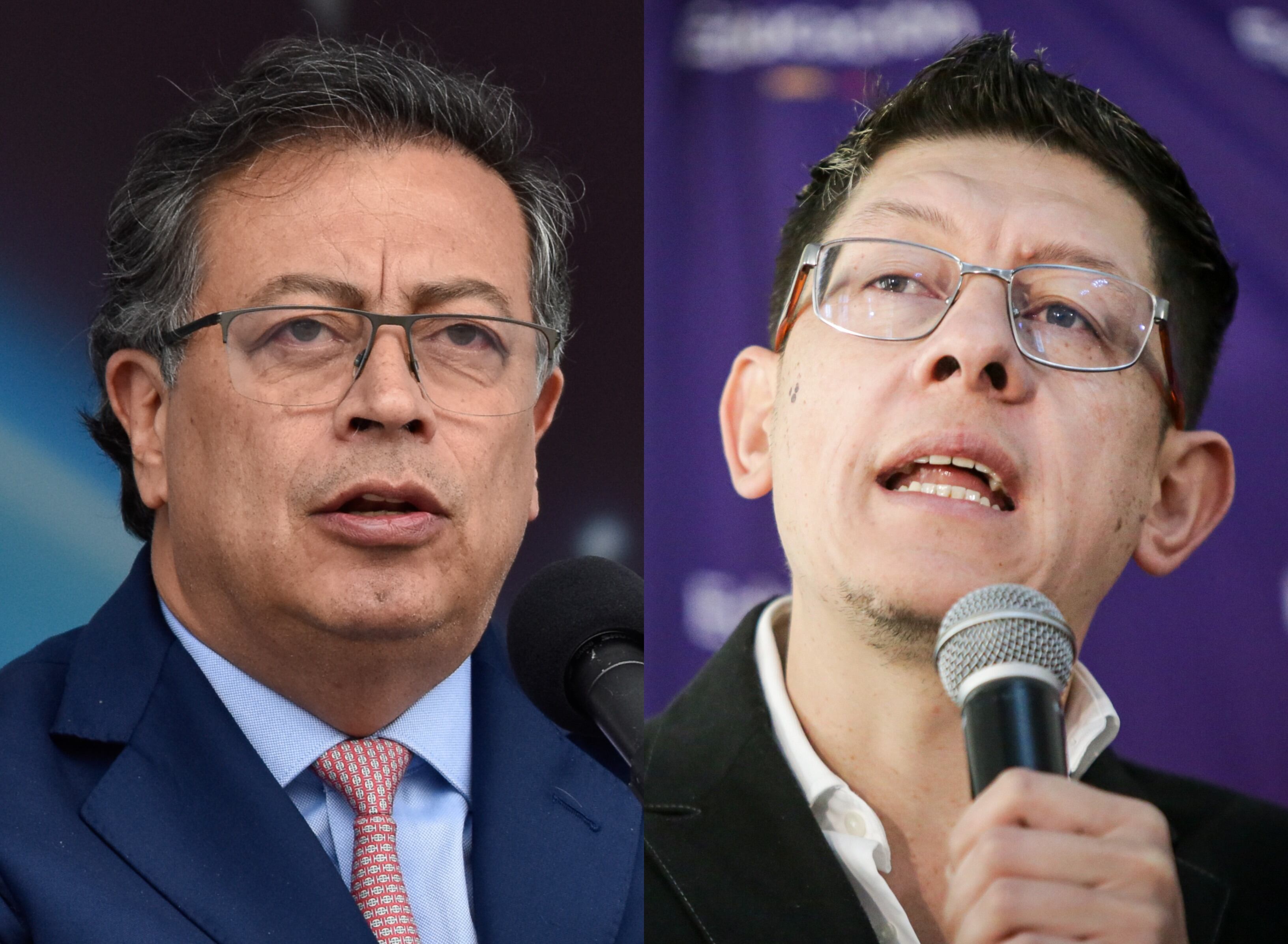 Gustavo Petro y Daniel Rojas | Fotos: Colprensa