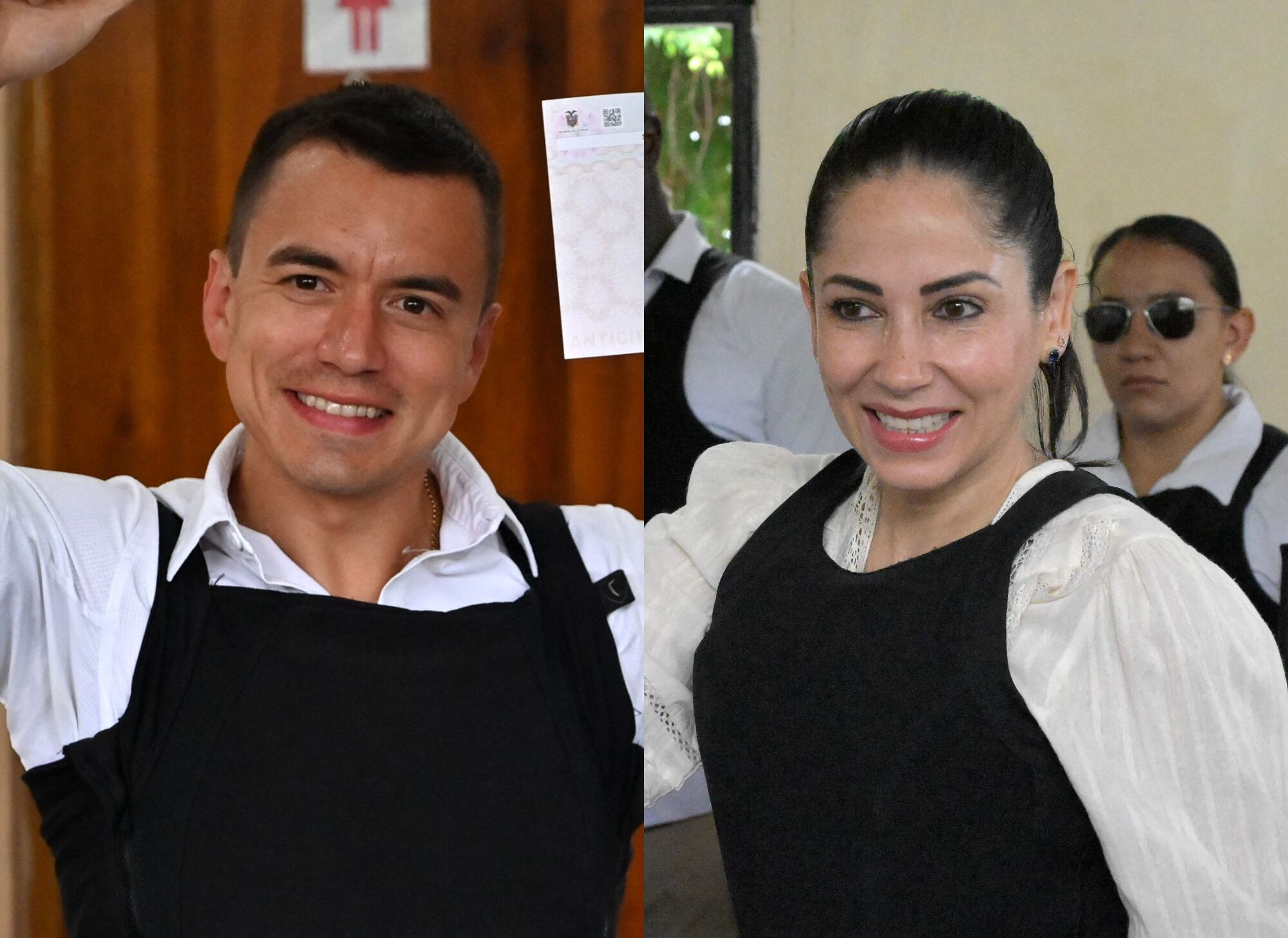 Daniel Noboa y Luisa González | Fotos: GettyImages