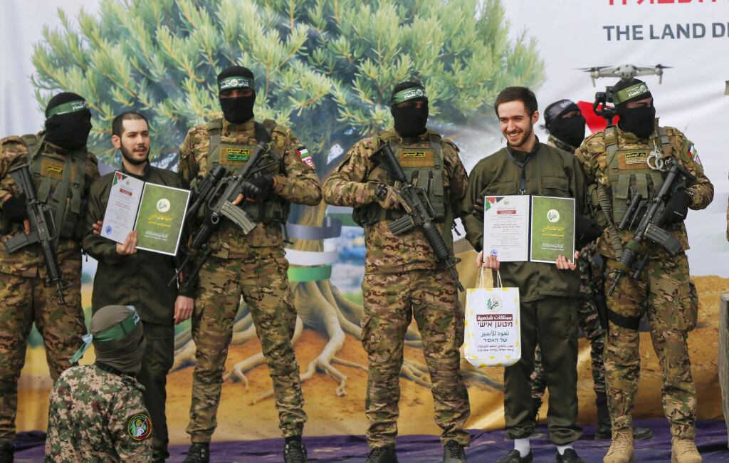 Liberados por Hamás. Foto: Getty Images.