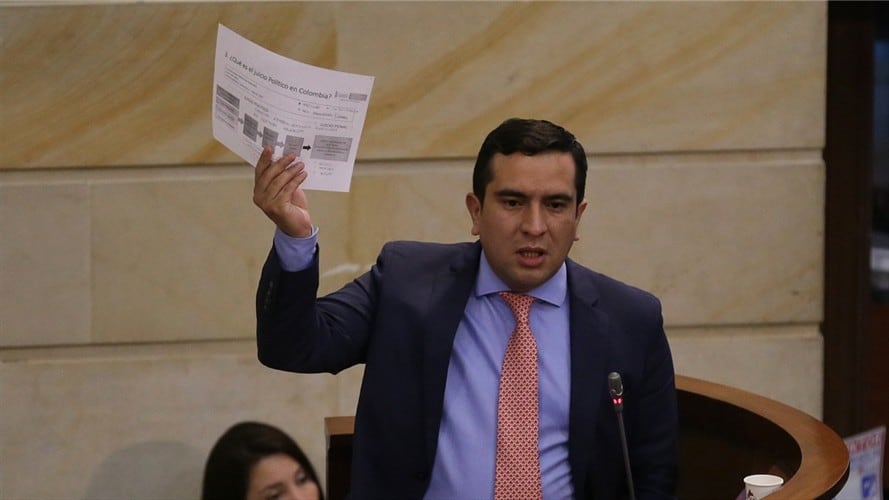 El representante investigador del caso del "Cartel de la Toga", Edward Rodríguez, aseguró que no hay fragmentos perdidos de esa grabación.. Foto: Colprensa