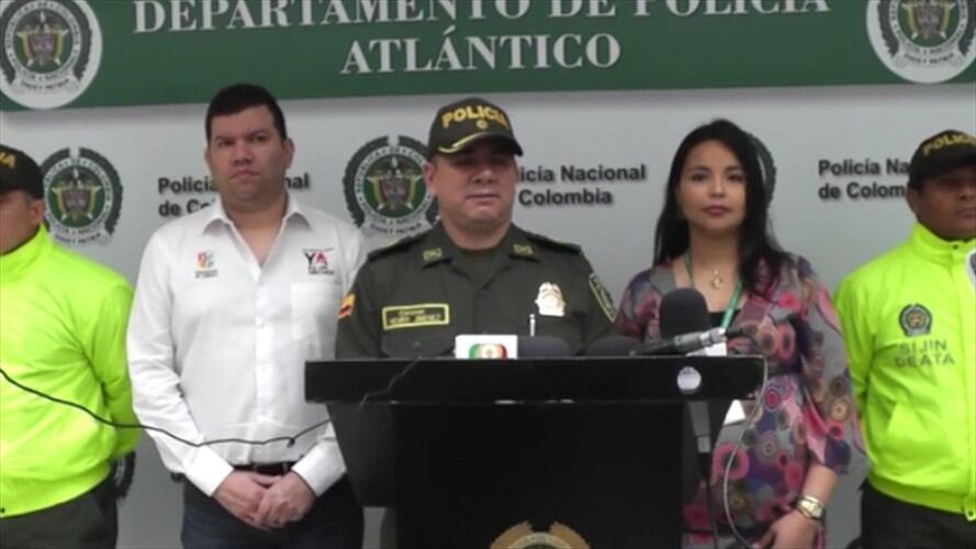 Los detenidos son señalados de 25 eventos de cortes de servicio de energía, en los cuales hurtaron cerca de 9.500 metros de cable Foto: Policía Atlántico.