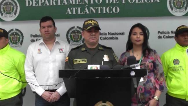 Los detenidos son señalados de 25 eventos de cortes de servicio de energía, en los cuales hurtaron cerca de 9.500 metros de cable Foto: Policía Atlántico.