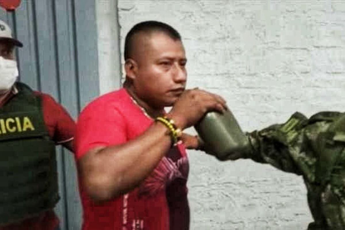 Fernando Israel Méndez Quitumbo, cabecilla de las disidencias de las Farc, estructura Dagoberto Ramos. Crédito: Ejército Nacional.