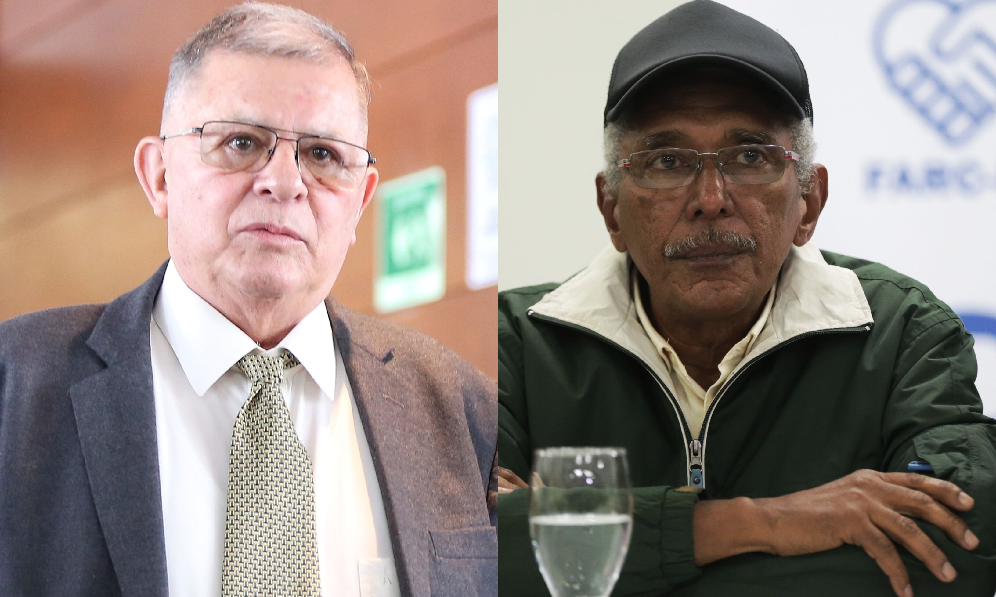 Rodrigo Granda y Milton Toncel 'Joaquín Gómez' . Fotos: Colprensa