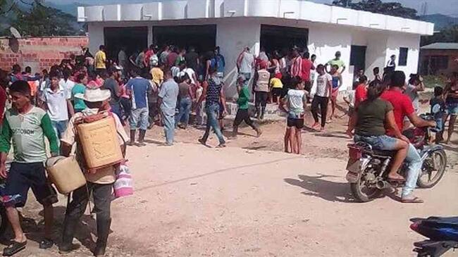 Se logró la captura de alias J.J. y Noni, presuntos responsables del hecho violento que en julio pasado dejó 10 personas muertas y una herida en el municipio de El Tarra. Foto: Cortesía Luis Sarmiento