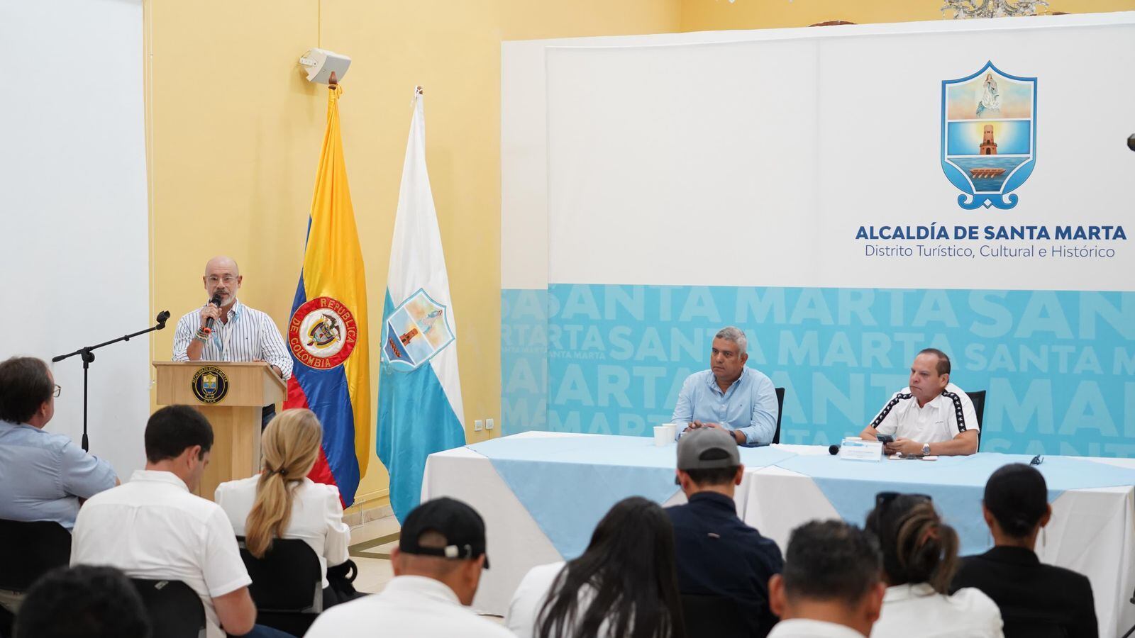 Consejo Distrital de Gestión del Riesgo de Desastres. Foto: cortesía Alcaldía de Santa Marta