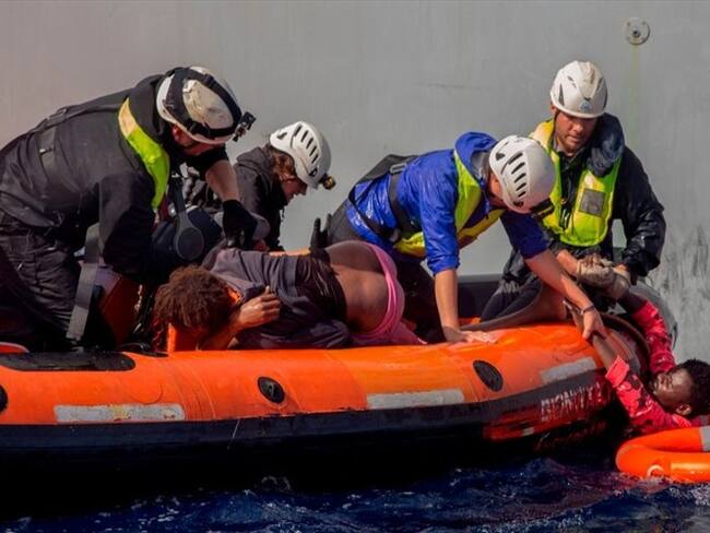 "Es realmente difícil volver a la vida normal y pensar que todo está bien", admite por su parte Alessandro Porro, de 39 años, que lleva cuatro misiones con el "Aquarius". . Foto: