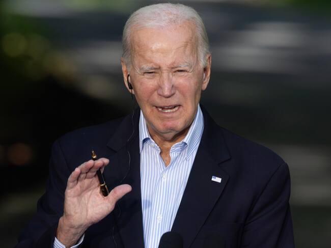 Joe Bide, presidente de Estados Unidos. Foto: EFE/EPA/MICHAEL REYNOLDS.