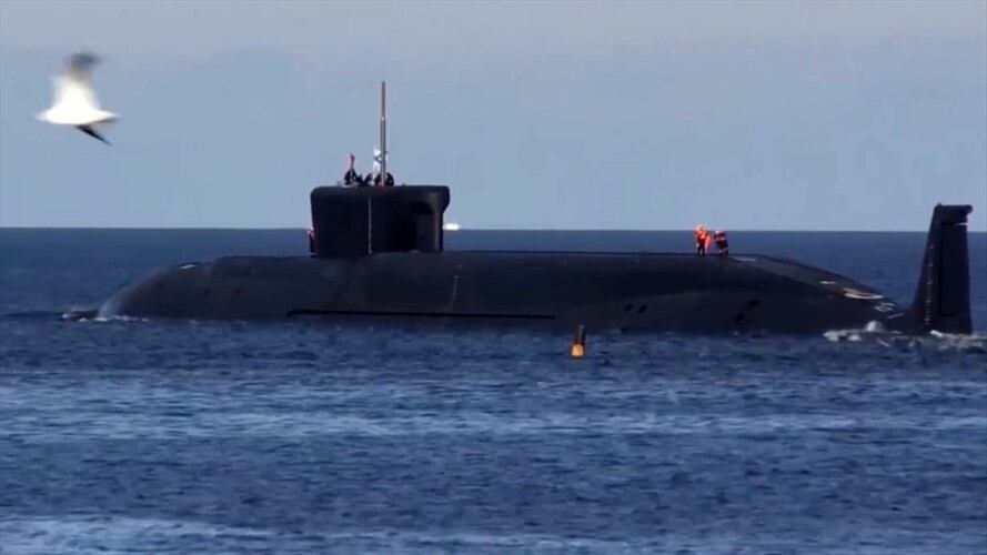 El nuevo el submarino nuclear ruso fue llamado “Príncipe Vladimir” por las autoridades rusas.. Foto: Getty Images