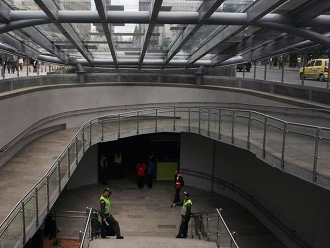 Estación de Museo Nacional, centro de Bogotá. Foto: Colprensa