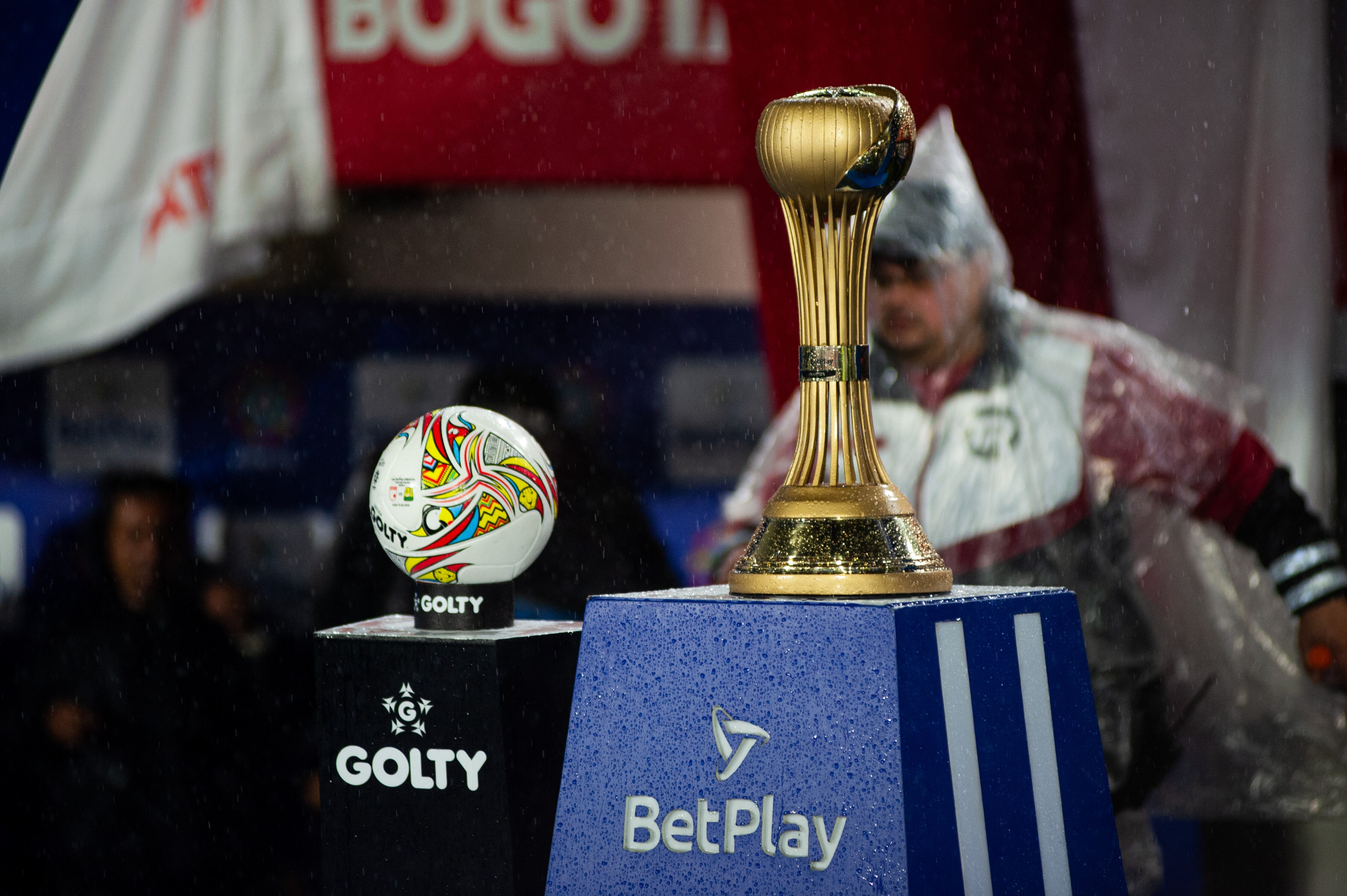 Trofeo de la Liga Betplay Dimayor. FOTO: Sebastian Barros/Long Visual Press/Universal Images Group via Getty Images