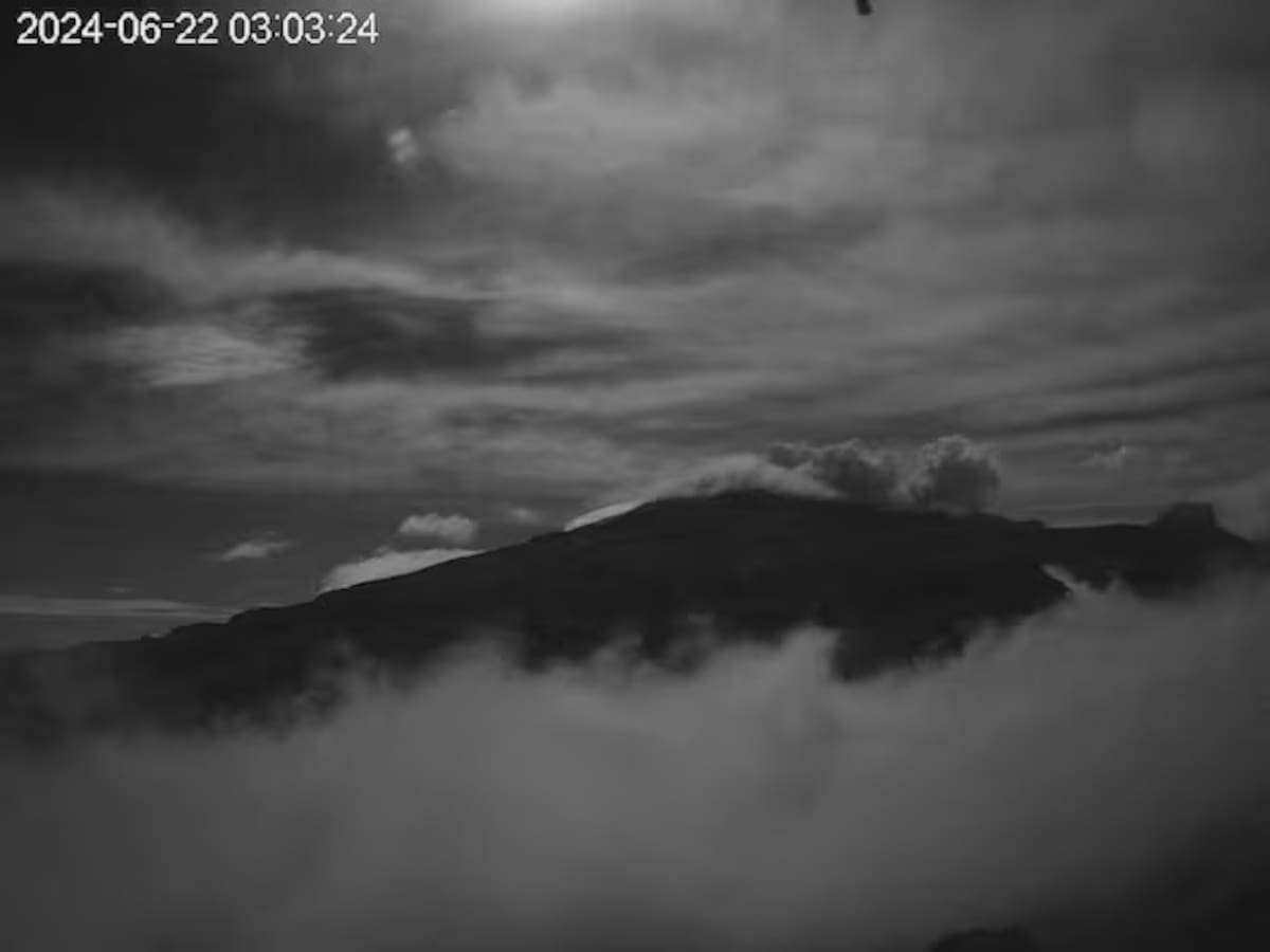 El Volcán Nevado del Ruiz rompe récord de sismos en un día
