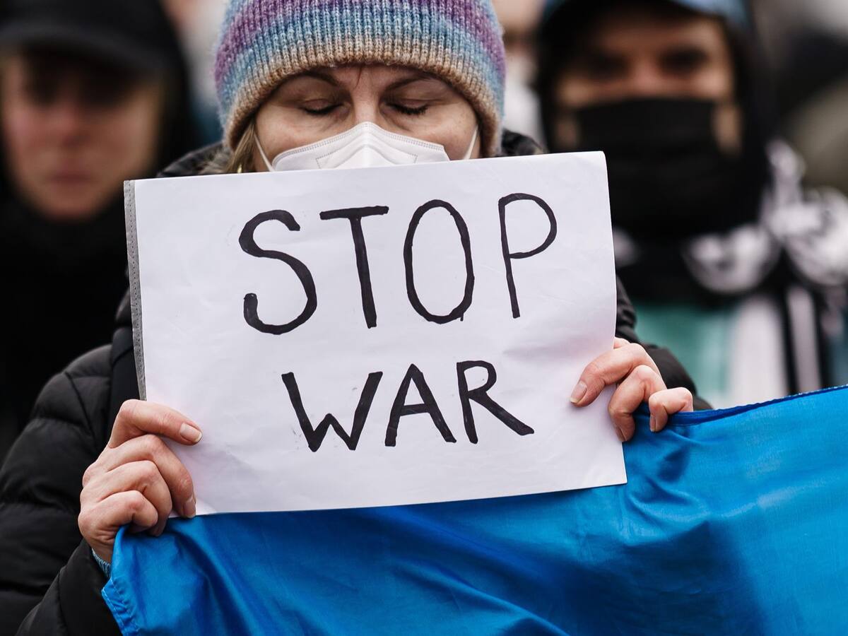 Países de Europa protestan en contra de la operación militar rusa en Ucrania