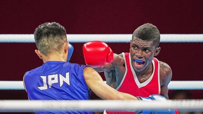 La eliminación del boxeador Yuberjen Martínez en los Juegos Olímpicos de Tokio generó bastante polémica en el mundo del deporte. Foto: Getty Images/ NurPhoto