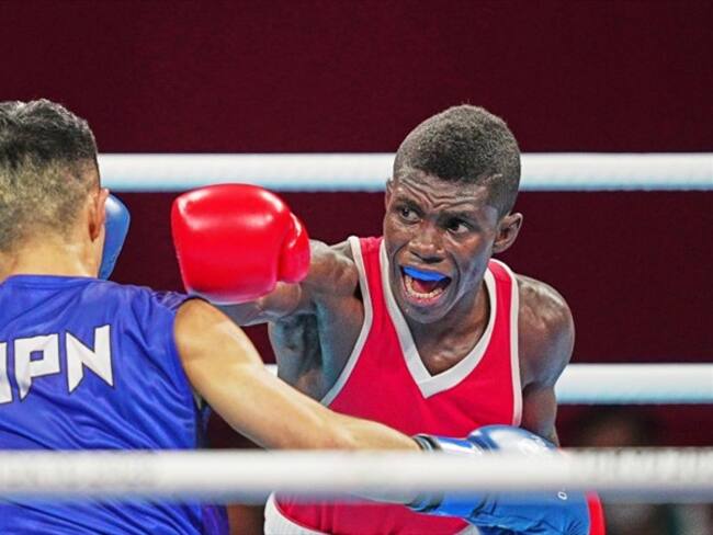 La eliminación del boxeador Yuberjen Martínez en los Juegos Olímpicos de Tokio generó bastante polémica en el mundo del deporte. Foto: Getty Images/ NurPhoto